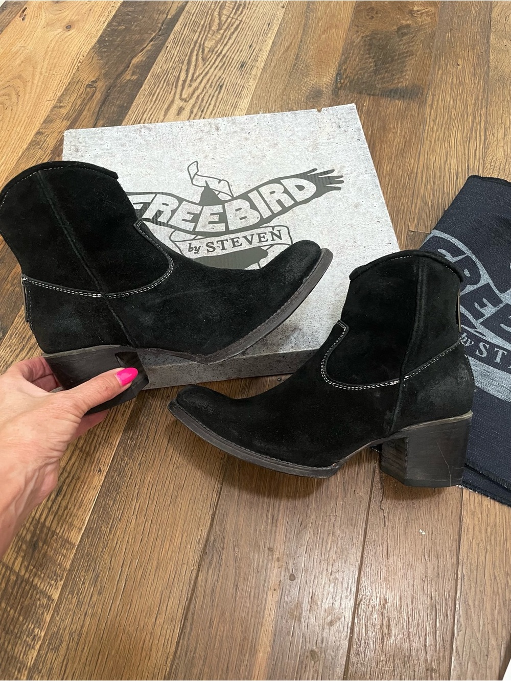 Freebird Spirit leather boots Wm 7